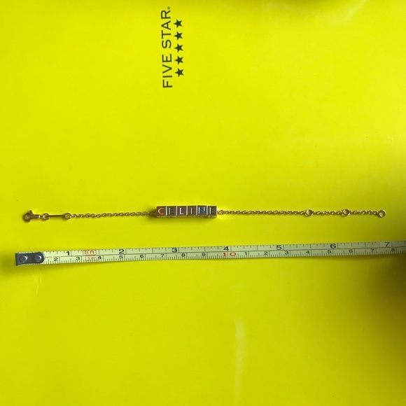 Celine colored Block bracelet - Picture 6 of 6